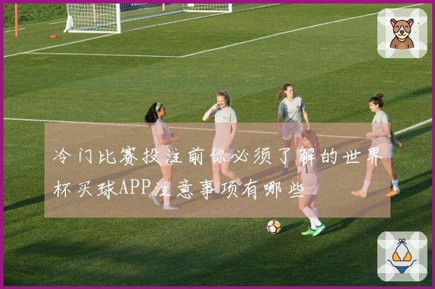 冷门比赛投注前你必须了解的世界杯买球APP注意事项有哪些