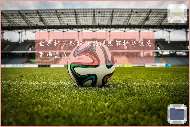 世界杯买球投注的规则解析与注意事项盘点